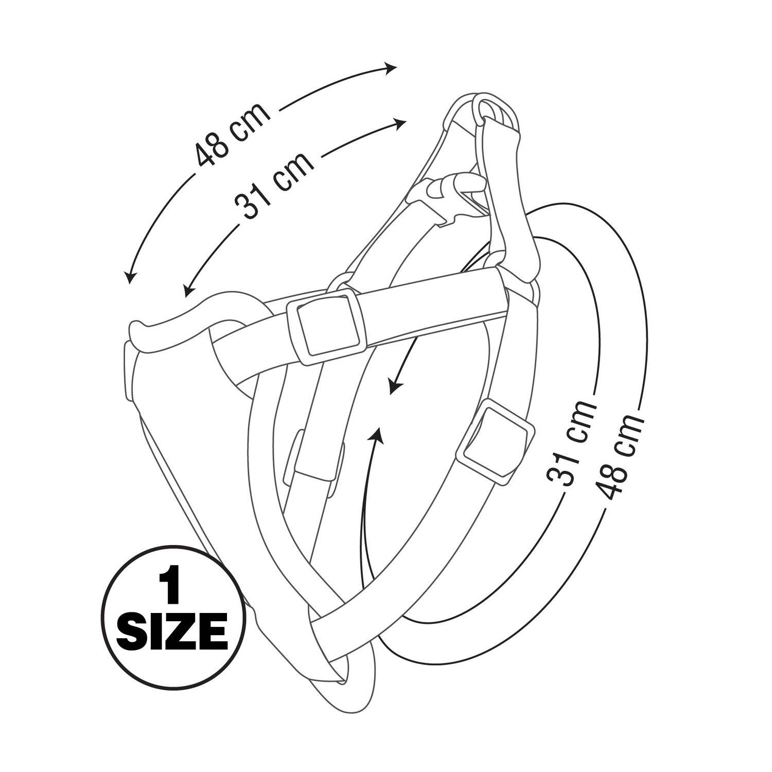 قلاده کتفی همراه با لید شاین پد نیناپت